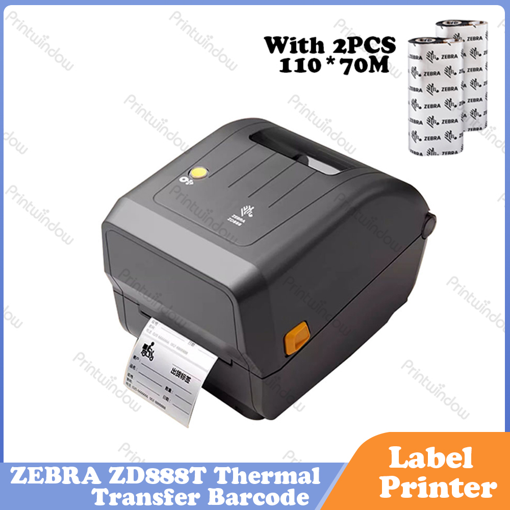 Thermal Transfer Ribbon 110Mm - ZEBRA ZD888TA-203DPI Термотрансферный принтер этикеток со