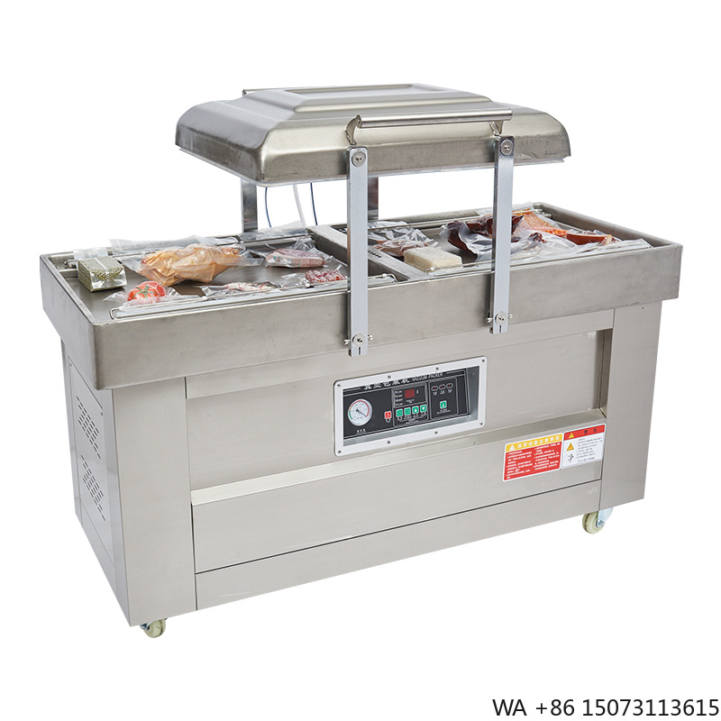 Vacuum Sealer Chamber Commercial - Полуавтоматический двухкамерный вакуумный упаковщик DZ400/2SB для