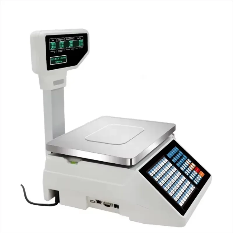 Weighing Scale Label Printer - Вес 30 кг Многофункциональный сенсорный экран