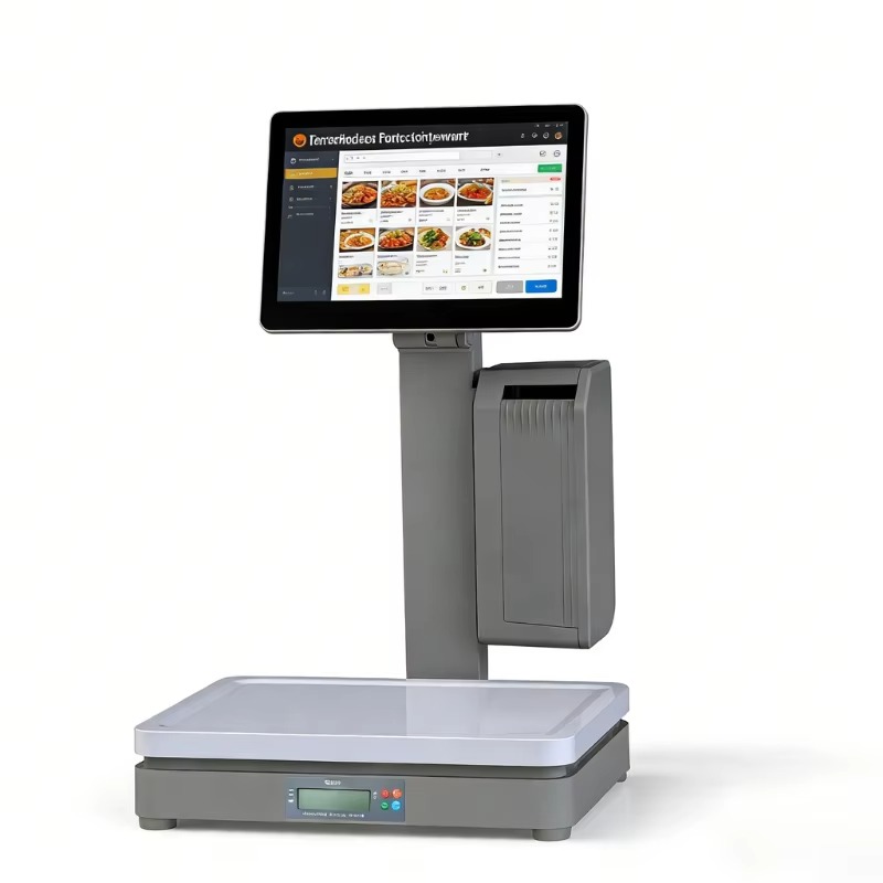 Weighing Scale Label Printer - Супермаркетные весы с сенсорным экраном, POS-система,