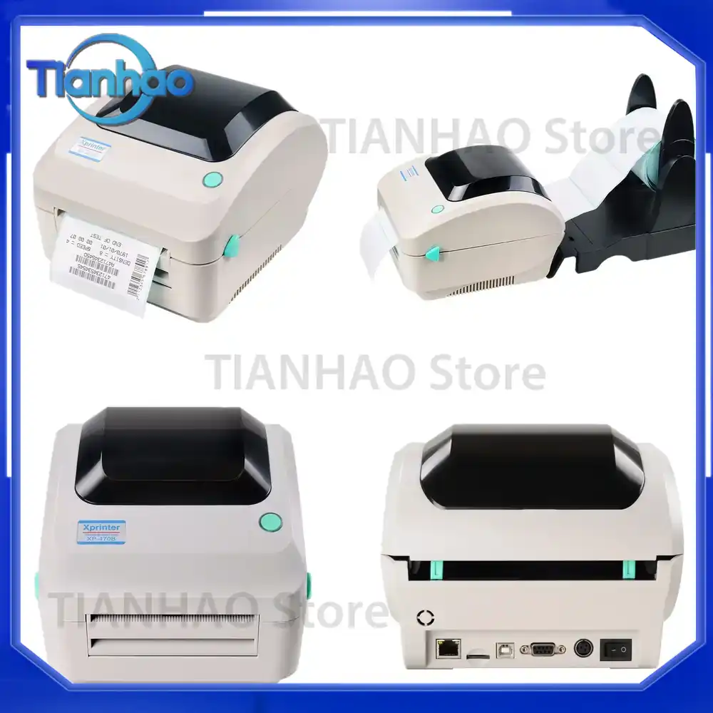 Barcode Label Printer Industrial - Термопринтер этикеток XP-470B Xprinter для логистической