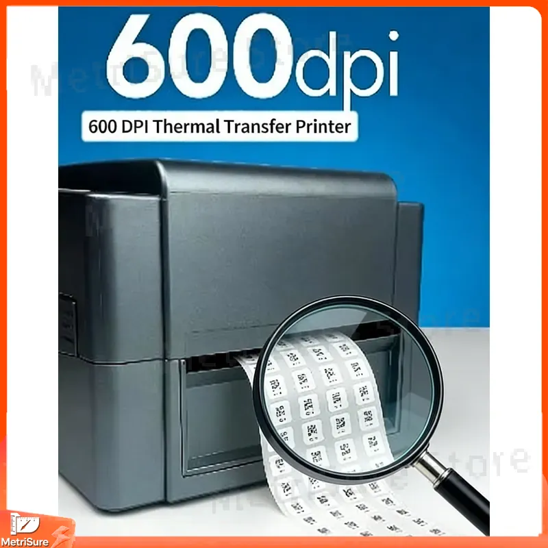 Barcode Label Printer Industrial - Промышленный термотрансферный принтер этикеток 600dpi, принтер