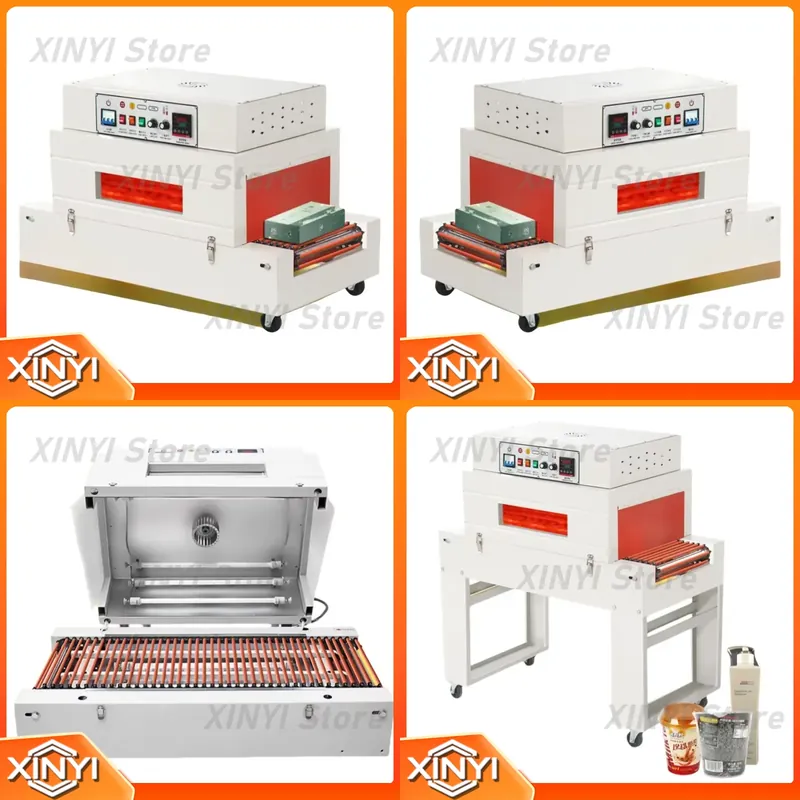 Shrink Wrap Machine Heat Tunnel - Полностью автоматическая термоусадочная упаковочная машина для