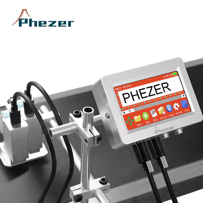 Онлайн-струйный принтер Phezer – обзор и цена Coding Machine Date Printer Inkjet