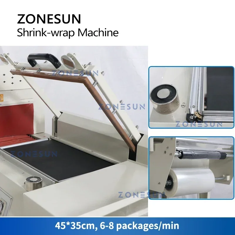 Автоматический L-образный запа – обзор и цена Shrink Wrap Machine Heat Tunnel