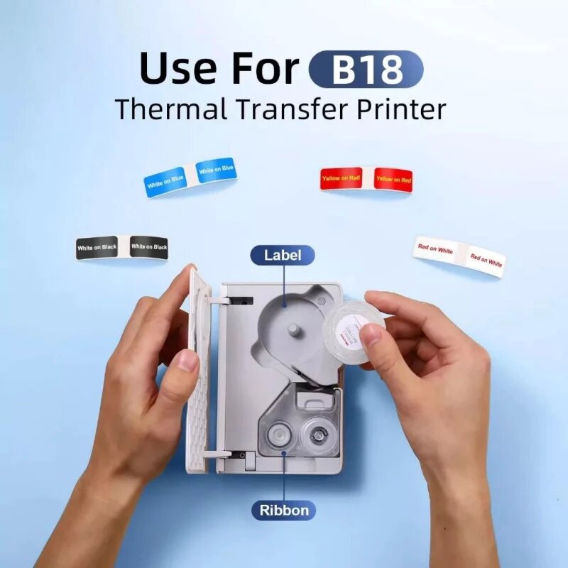 Лента для этикеток NIIMBOT B18 – обзор и цена Barcode Label Printer Industrial