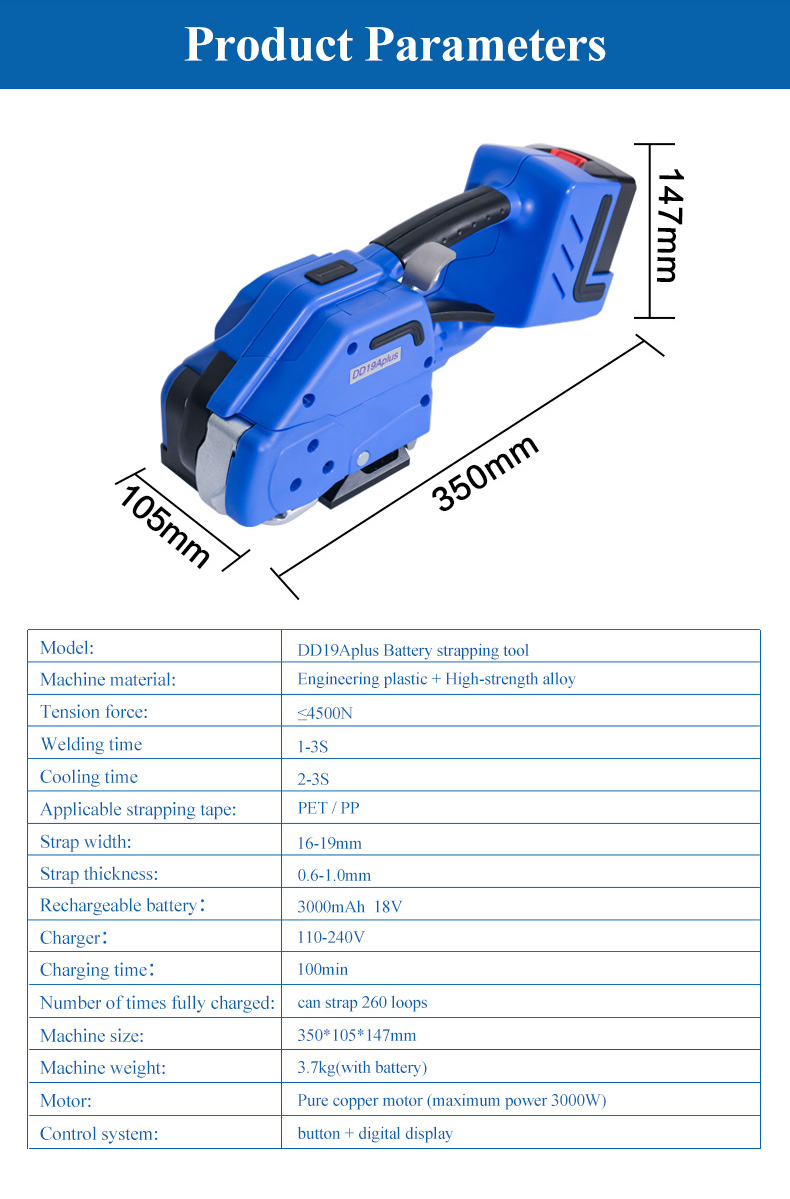 Портативный ручной электрическ – обзор и цена Strapping Machine Pp Band