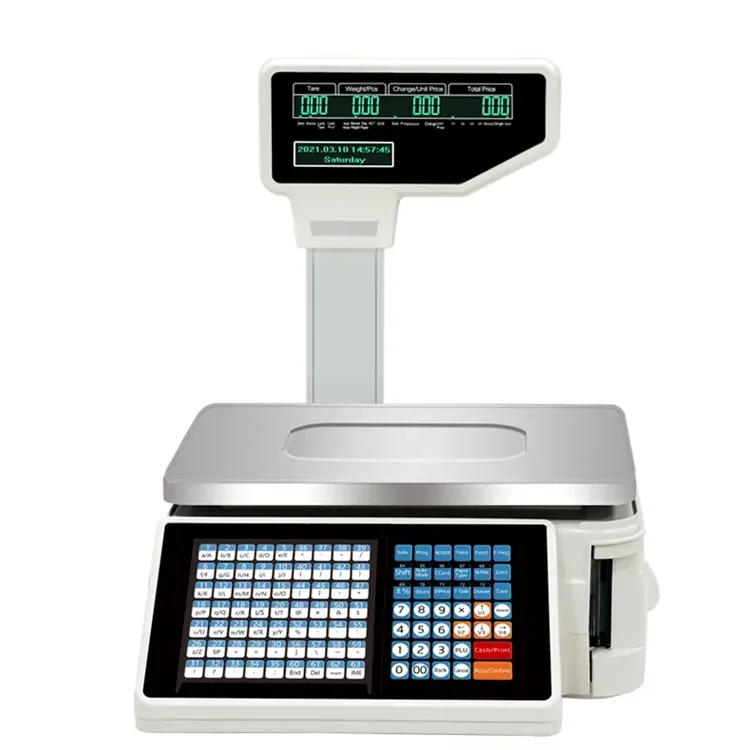 Электронные весы с принтером ш – обзор и цена Weighing Scale Label Printer