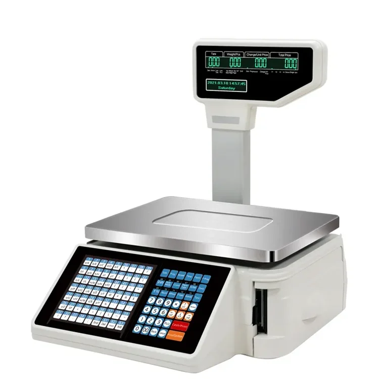 Электронные весы с принтером ш – обзор и цена Weighing Scale Label Printer