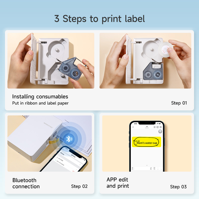 Niimbot N1/B18 термотрансферны – обзор и цена Barcode Label Printer Industrial