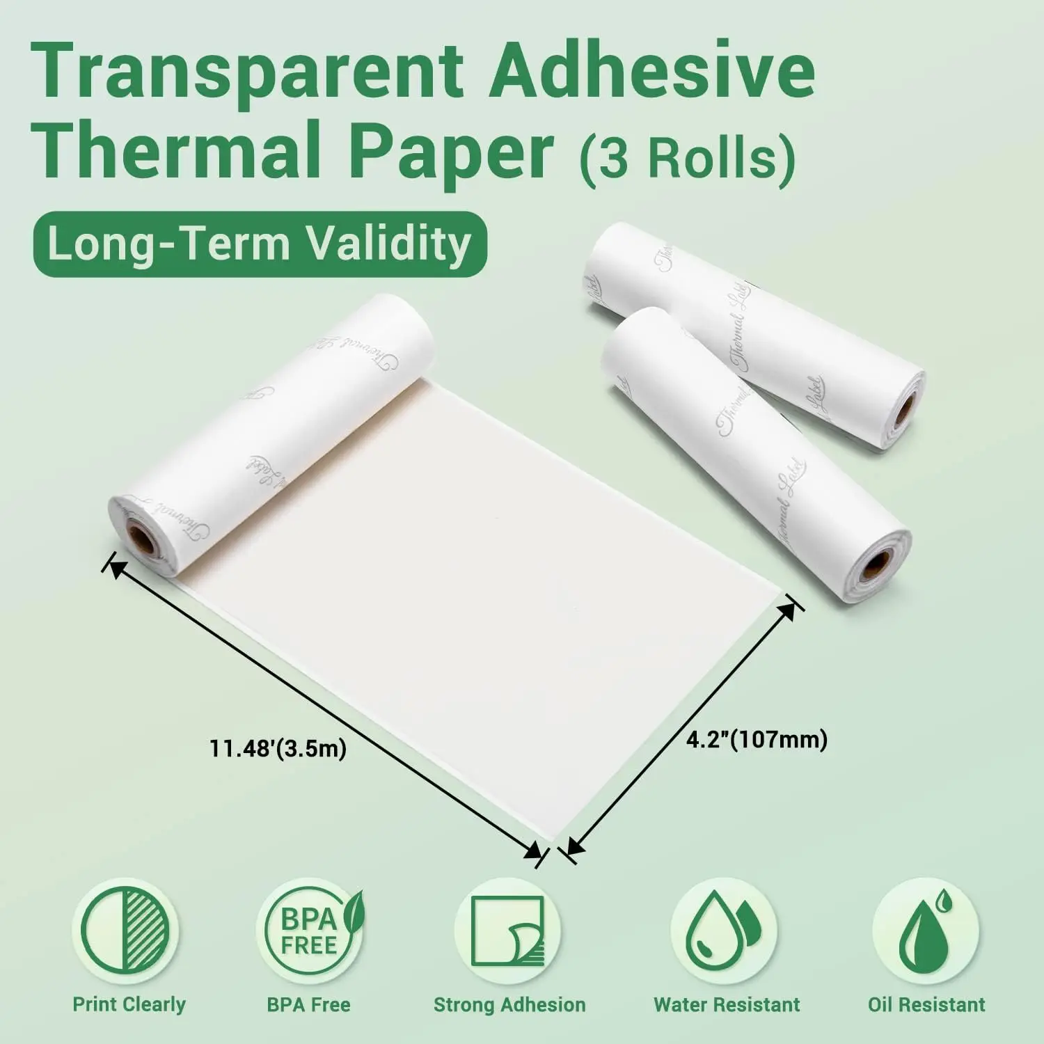 Термобумага Phomemo 110 мм, бе – обзор и цена Thermal Transfer Ribbon 110Mm