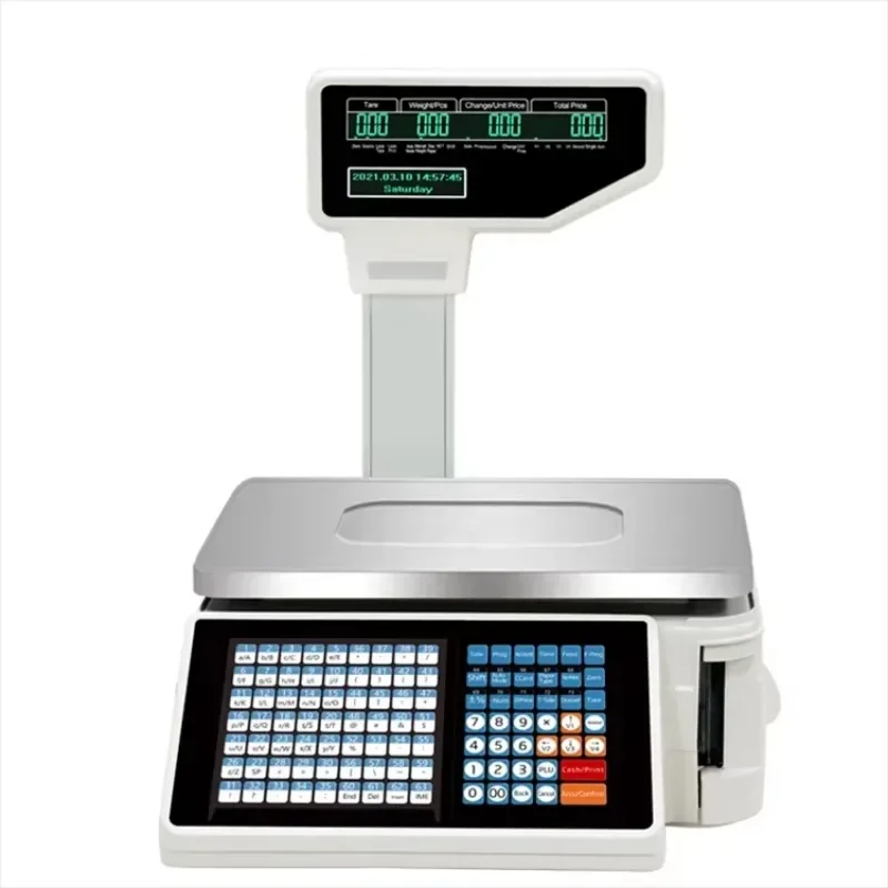 Вес 30 кг Многофункциональный  – обзор и цена Weighing Scale Label Printer