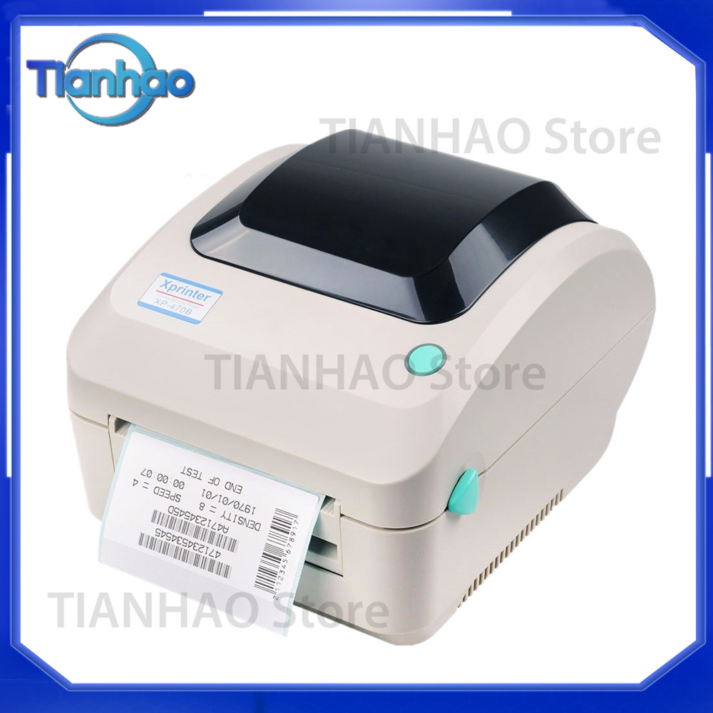 Термопринтер этикеток XP-470B  – обзор и цена Barcode Label Printer Industrial