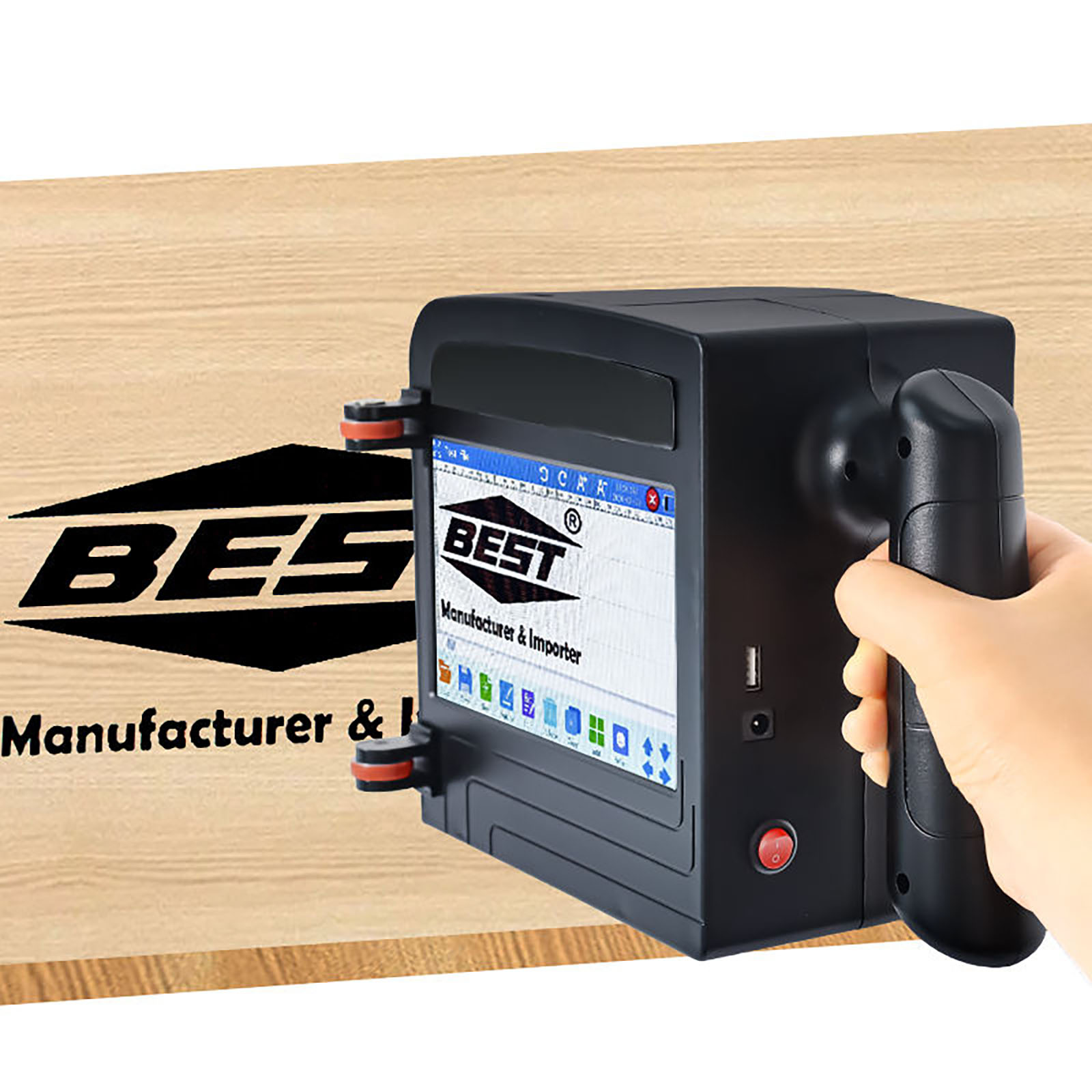 ZM-C100 – портативный ручной с – обзор и цена Coding Machine Date Printer Inkjet