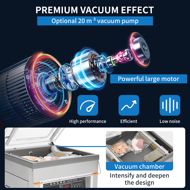 Вакуумный упаковщик DZ-500 вер – обзор и цена Vacuum Sealer Chamber Commercial