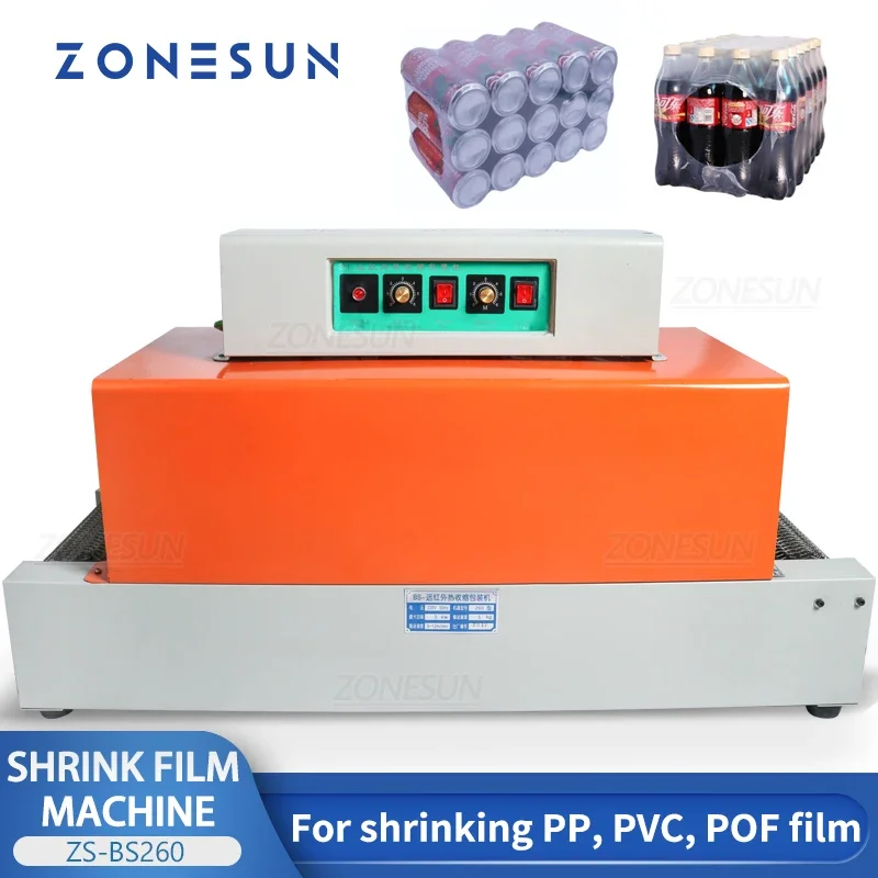 Термоусадочная машина ZONESUN  – обзор и цена Shrink Wrap Machine Heat Tunnel