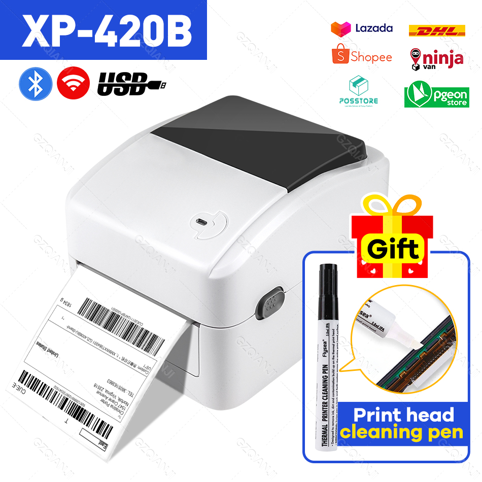 XP-420B принтер для этикеток 4 – обзор и цена Barcode Label Printer Industrial