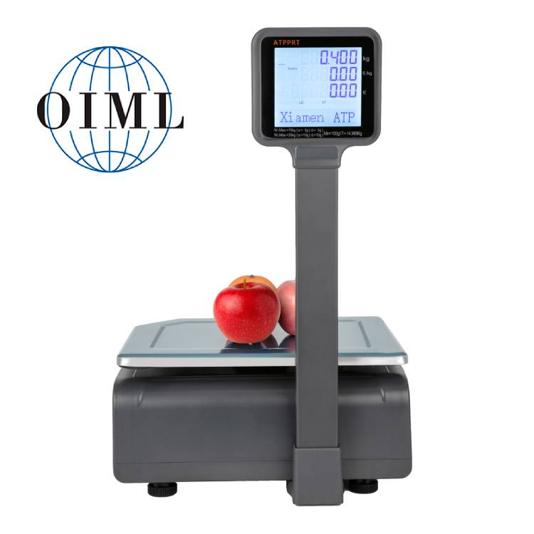 Цифровые весы с принтером. Вес – обзор и цена Weighing Scale Label Printer