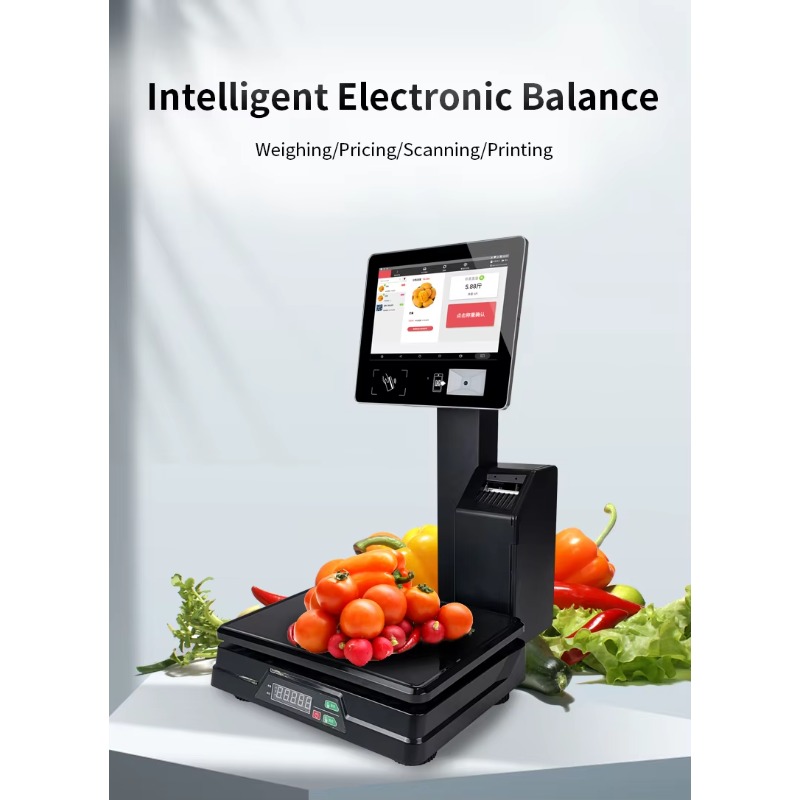 Цифровые весы-кассовый аппарат – обзор и цена Weighing Scale Label Printer