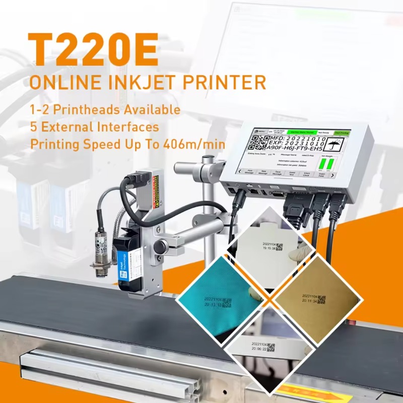 OEM/ODM T220E-1 TIJ Онлайн-при – обзор и цена Coding Machine Date Printer Inkjet