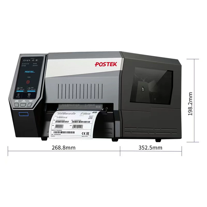 Принтер этикеток POSTEK GX6, т – обзор и цена Barcode Label Printer Industrial
